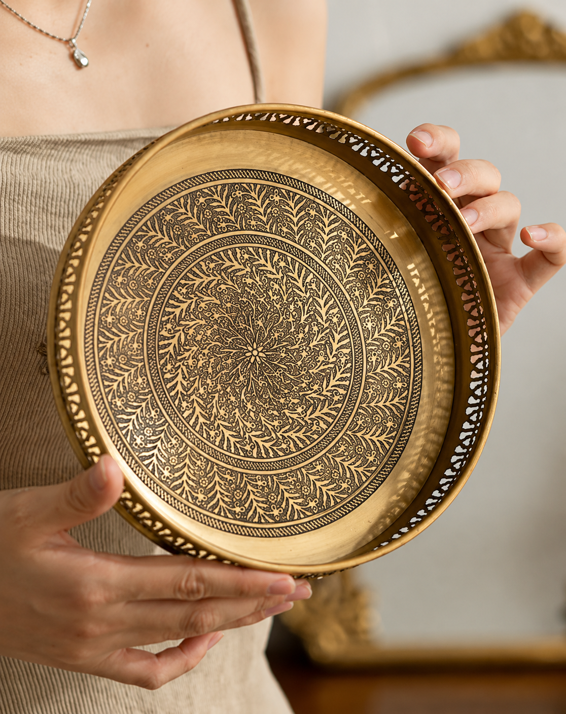 Regency Brass Ornamental Tray